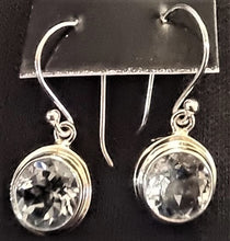 Load image into Gallery viewer, Silver & Semi precious earrings