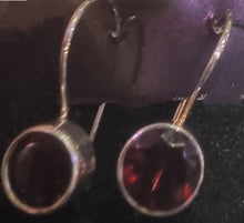 Load image into Gallery viewer, Silver & Semi precious earrings