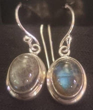 Load image into Gallery viewer, Silver & Semi precious earrings