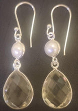 Load image into Gallery viewer, Silver & Semi precious earrings