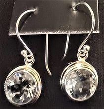 Load image into Gallery viewer, Silver &amp; Semi precious earrings
