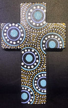 Load image into Gallery viewer, Indigenous Hand Painted Crosses-
