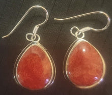 Load image into Gallery viewer, Silver &amp; Semi precious earrings
