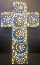Load image into Gallery viewer, Indigenous Hand Painted Crosses-
