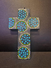 Load image into Gallery viewer, Indigenous Hand Painted Crosses-
