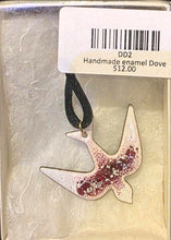 Load image into Gallery viewer, Hand painted Enamel &amp; lacquered Doves &amp; Crescent Moon &amp; Doves

