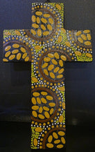 Load image into Gallery viewer, Indigenous Hand Painted Crosses-
