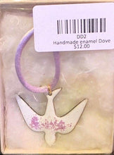 Load image into Gallery viewer, Hand painted Enamel &amp; lacquered Doves &amp; Crescent Moon &amp; Doves
