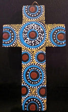 Load image into Gallery viewer, Indigenous Hand Painted Crosses-

