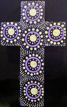 Load image into Gallery viewer, Indigenous Hand Painted Crosses-
