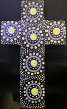 Load image into Gallery viewer, Indigenous Hand Painted Crosses-
