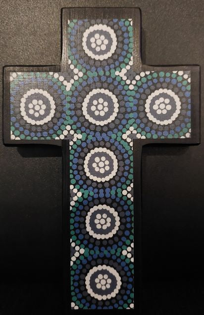 Indigenous Print Cross