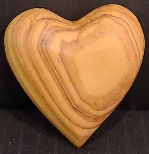 Olive Wood Heart - 4.5cm