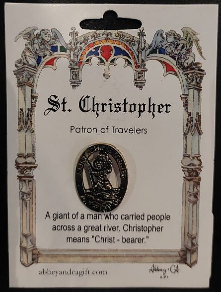 St Christopher Lapel Pin